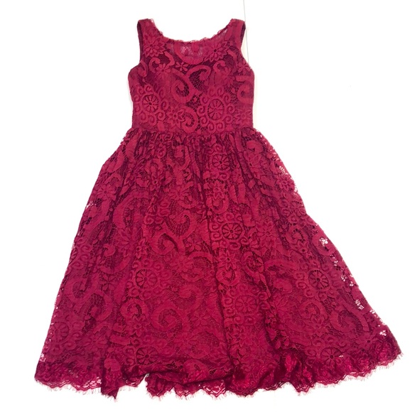Unbranded Dresses & Skirts - Maroon Lace women’s dress